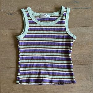 RSQ Girls Stripe Ringer Tank Top